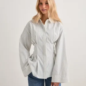 Neo Noir - Hvid - Lytra Double Stripe Shirt