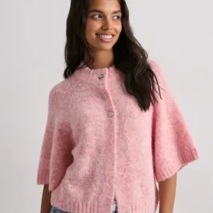Neo Noir - Pink - Benuta Fluffy Knit Cardigan