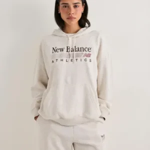 New Balance - Hvid - Trackside French Terry Hoodie
