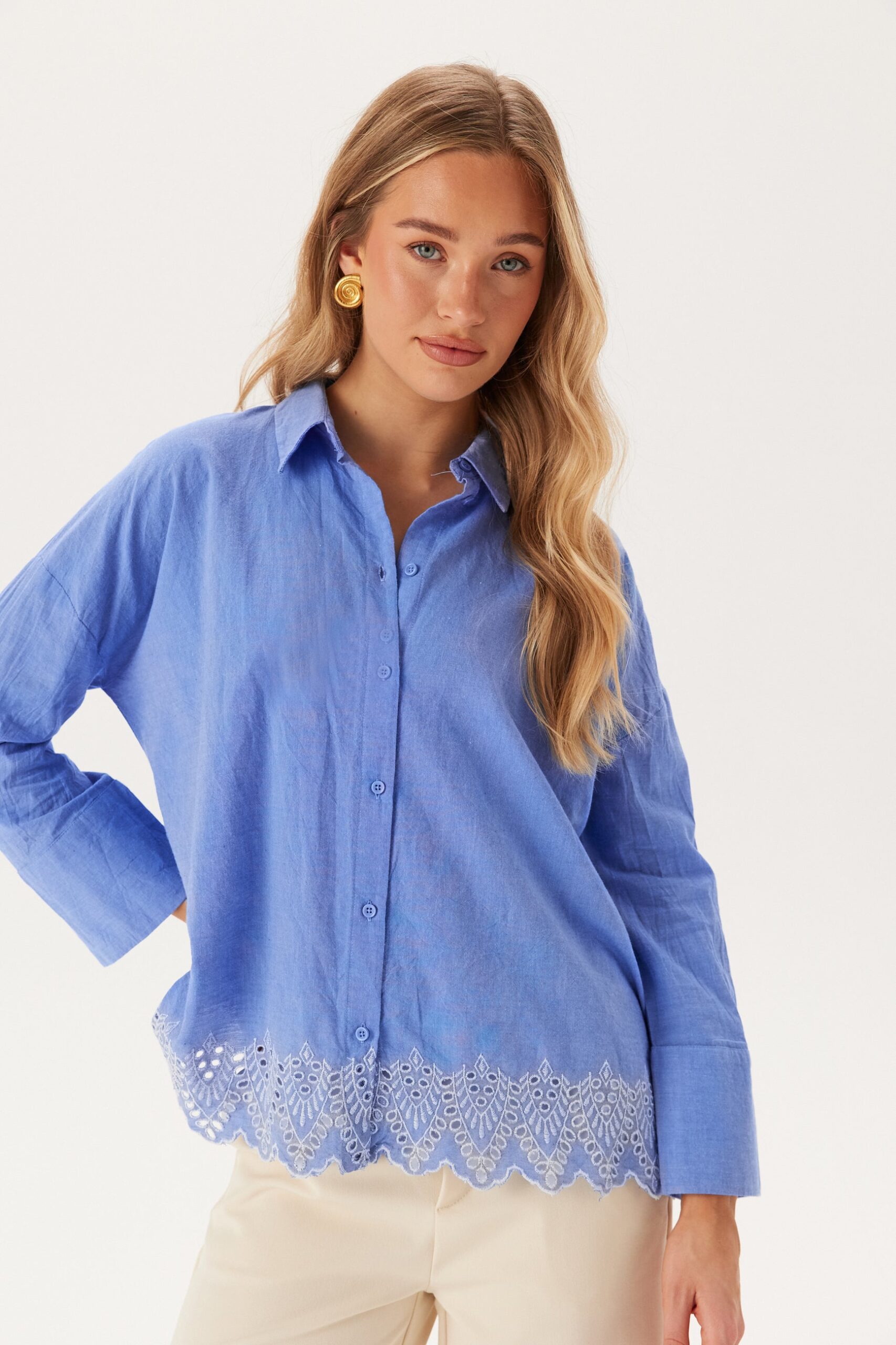 Onlgraces Tulum Ls Emb Shirt Onlgraces Tulum Ls Emb Shirt