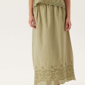 Onllou Life Emb Long Skirt