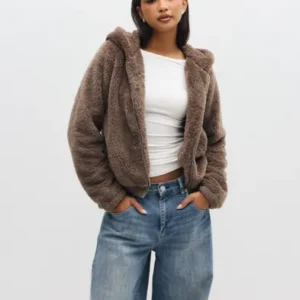 Only - Brun - Onlnewanna Contact Sherpa Jkt Otw N