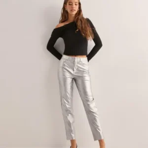 Only - Sølv - Onlemily Hw Str Ank Faux Metal Cc P