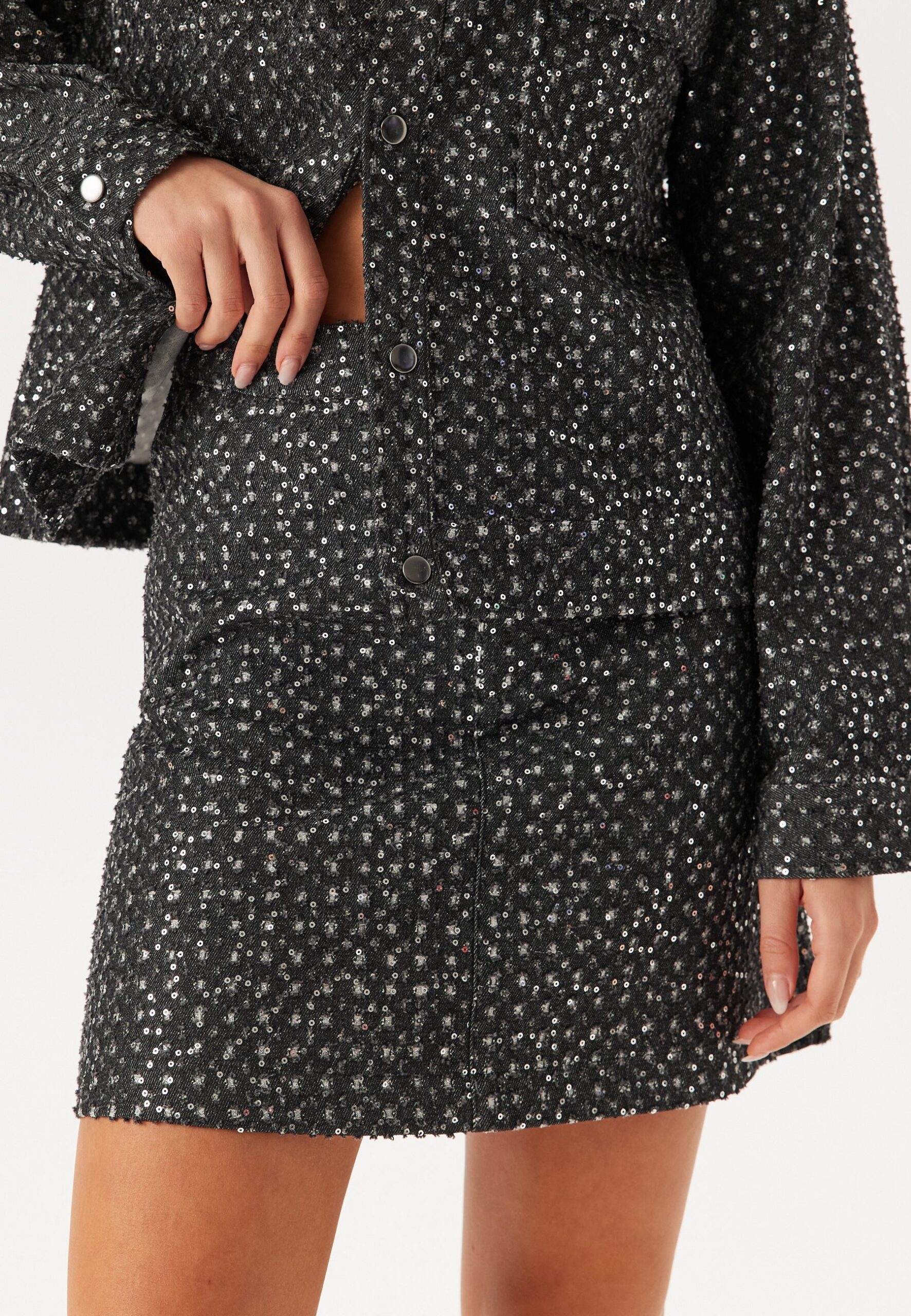 Pcroberta Hw Mini Sequins Skir Pcroberta Hw Mini Sequins Skir