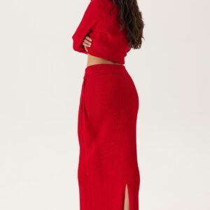 Slfcarly Mw Knit Ankle Skirt