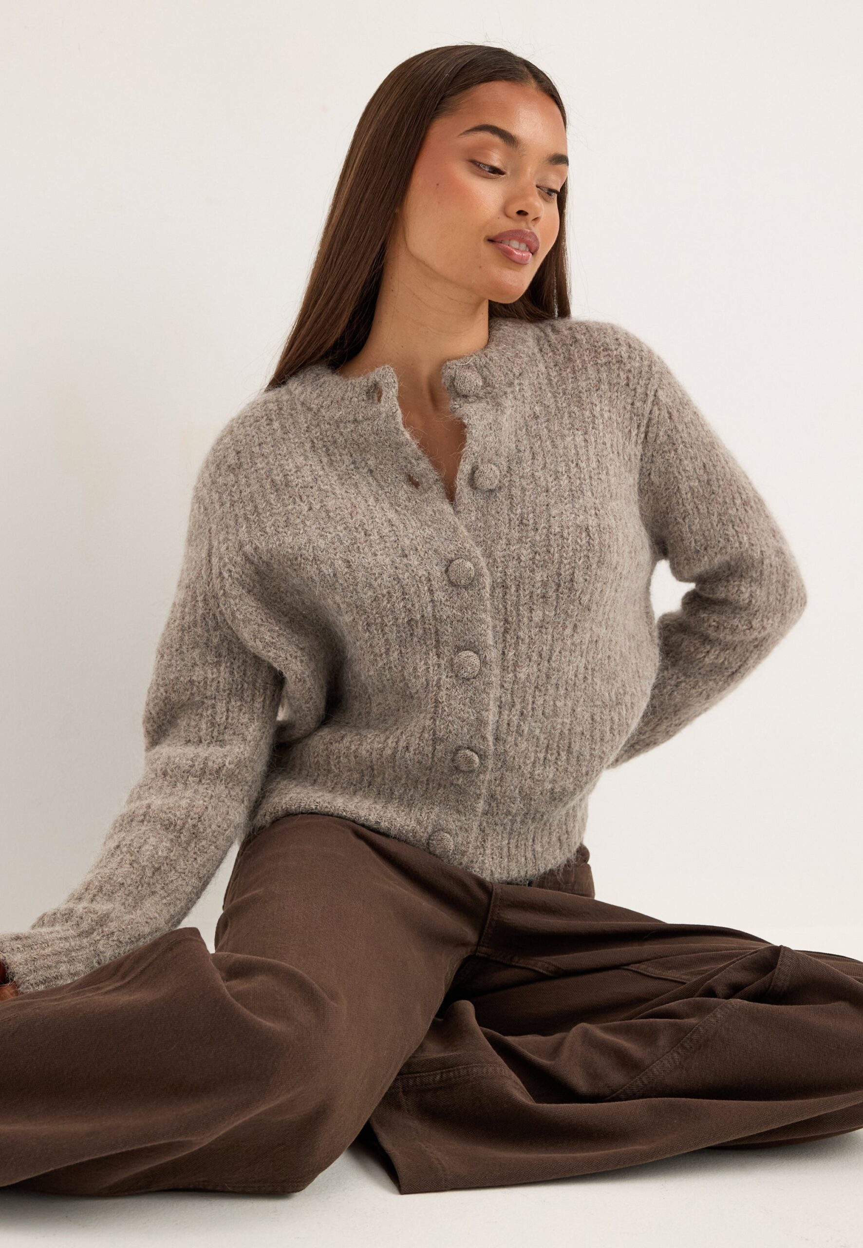 Slwgabriella Ls Button Cardigan Slwgabriella Ls Button Cardigan