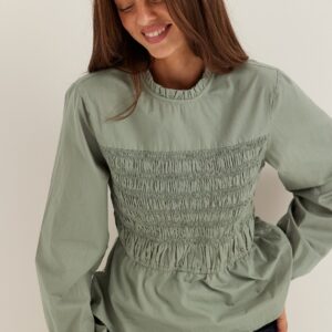 Smock Cotton Blouse