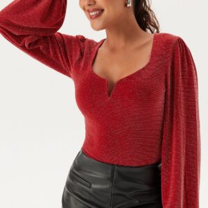 Sparkling Puff Sleeve Top