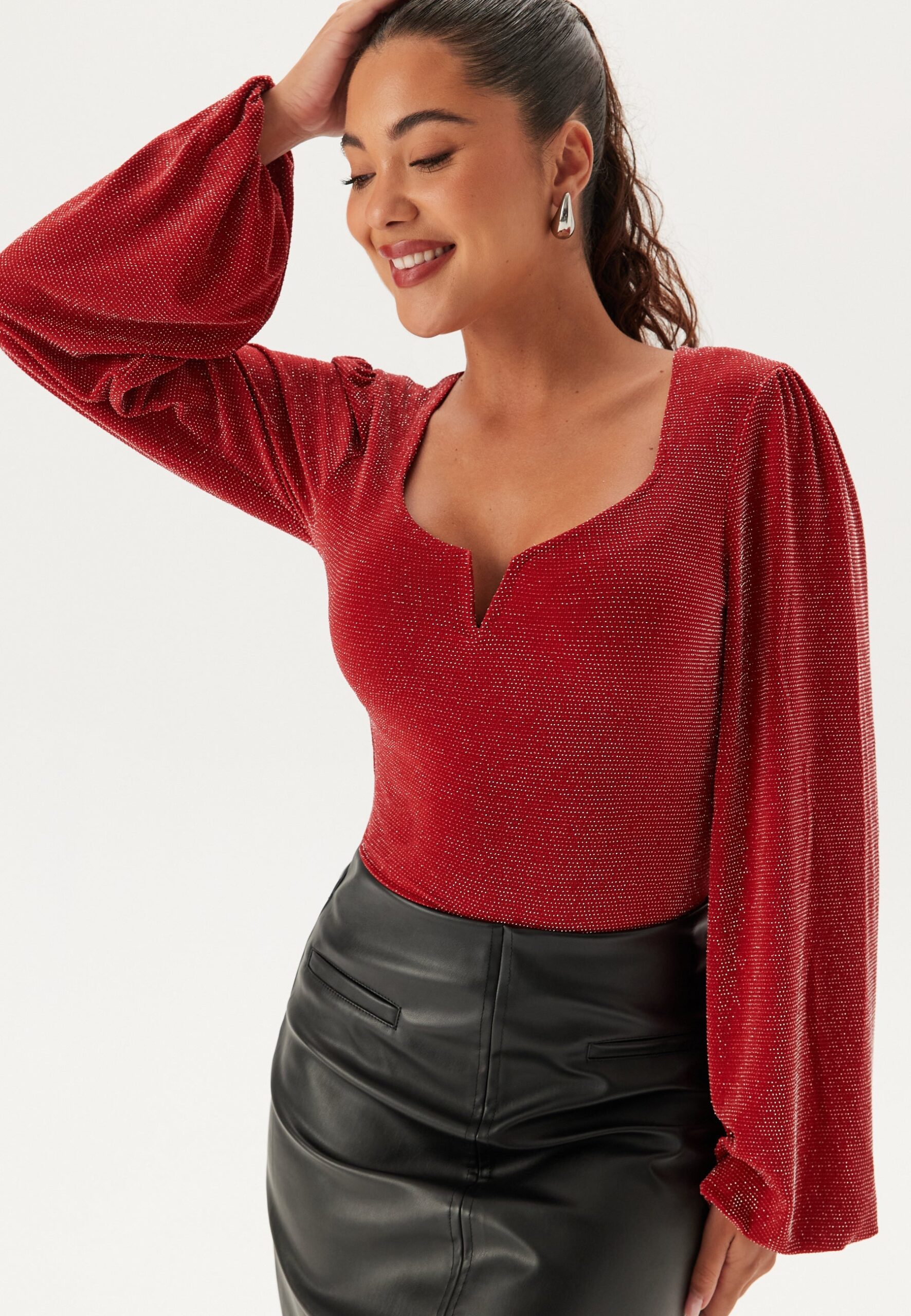 Sparkling Puff Sleeve Top Sparkling Puff Sleeve Top