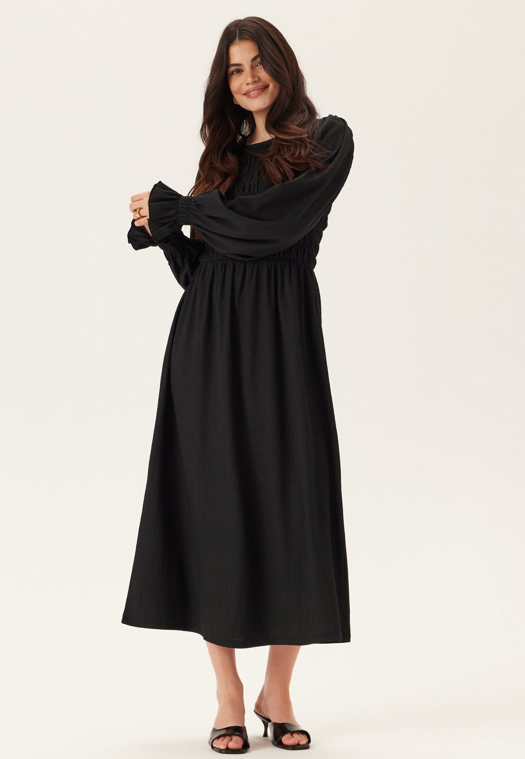 Structure Long Sleeve Midi Dress Structure Long Sleeve Midi Dress