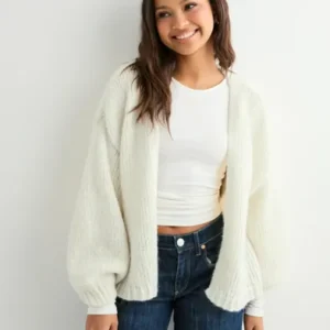 Vero Moda - Beige - Vmmaybe Ls Open Cardigan Noos