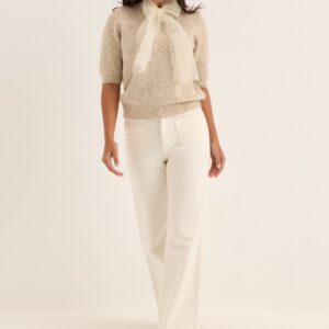 Viitza O-neck 2/4 BOW KNIT TOP