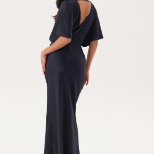 Wrap Satin Gown