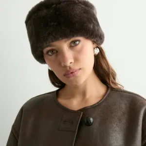 BECKSÖNDERGAARD - Brun - Dora Shearling Hat