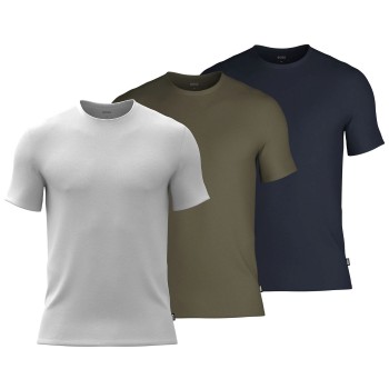 BOSS 3P Bamboo RN T-Shirt Blå/Grøn Bambus Medium Herre BOSS 3P Bamboo RN T-Shirt Blå/Grøn Bambus Medium Herre