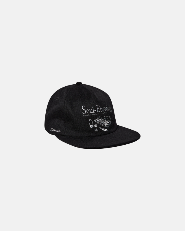 Baseball cap | 100% uld | Sort Baseball cap | 100% uld | Sort