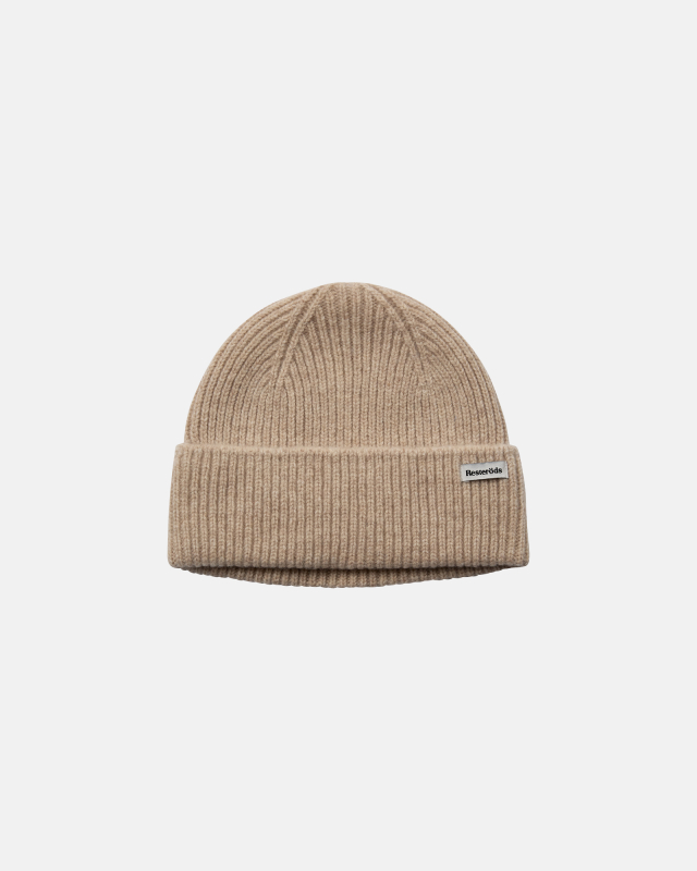 Beanie | 100% uld | Beige Beanie | 100% uld | Beige