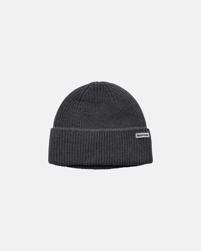 Beanie | 100% uld | Grå Beanie | 100% uld | Grå