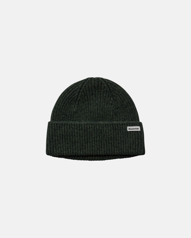 Beanie | 100% uld | Grøn Beanie | 100% uld | Grøn