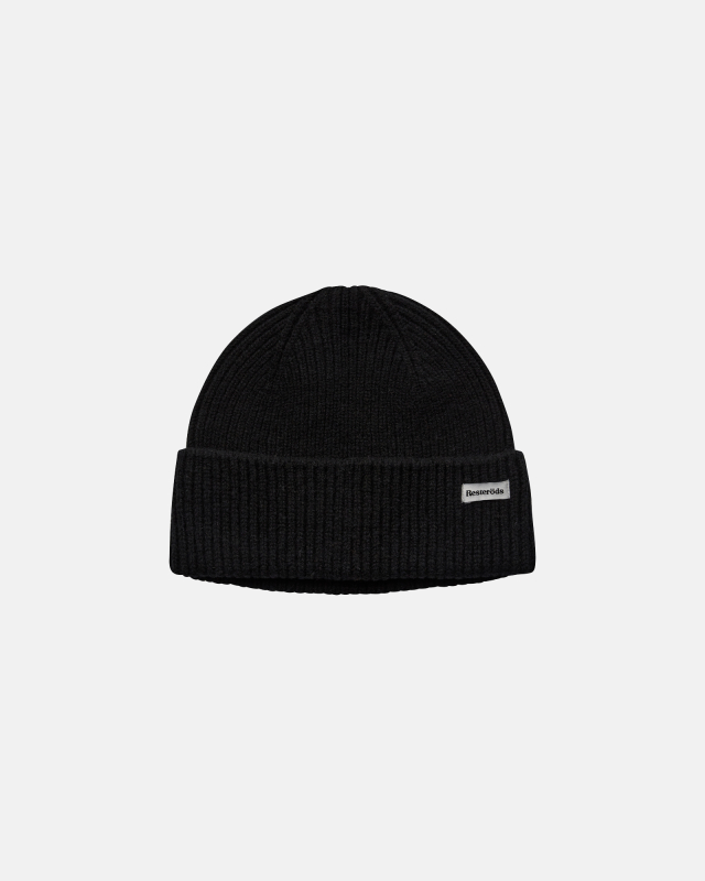 Beanie | 100% uld | Sort Beanie | 100% uld | Sort