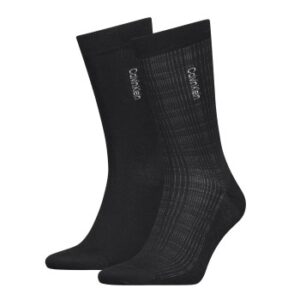 Calvin Klein Strømper 2P Check Socks Sort One Size Herre