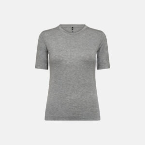 Cashmere-blend t-shirt | Bambusviskose | Grå