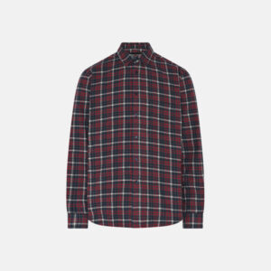 Flannel skjorte | 100% bomuld | Rød