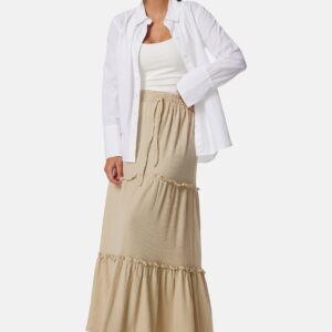 Flounce Maxi Skirt