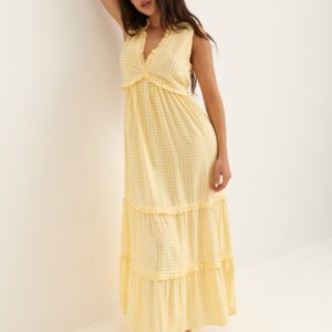 Frill Maxi Dress