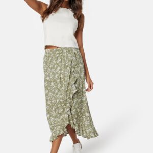 Front Wrap Viscose Skirt