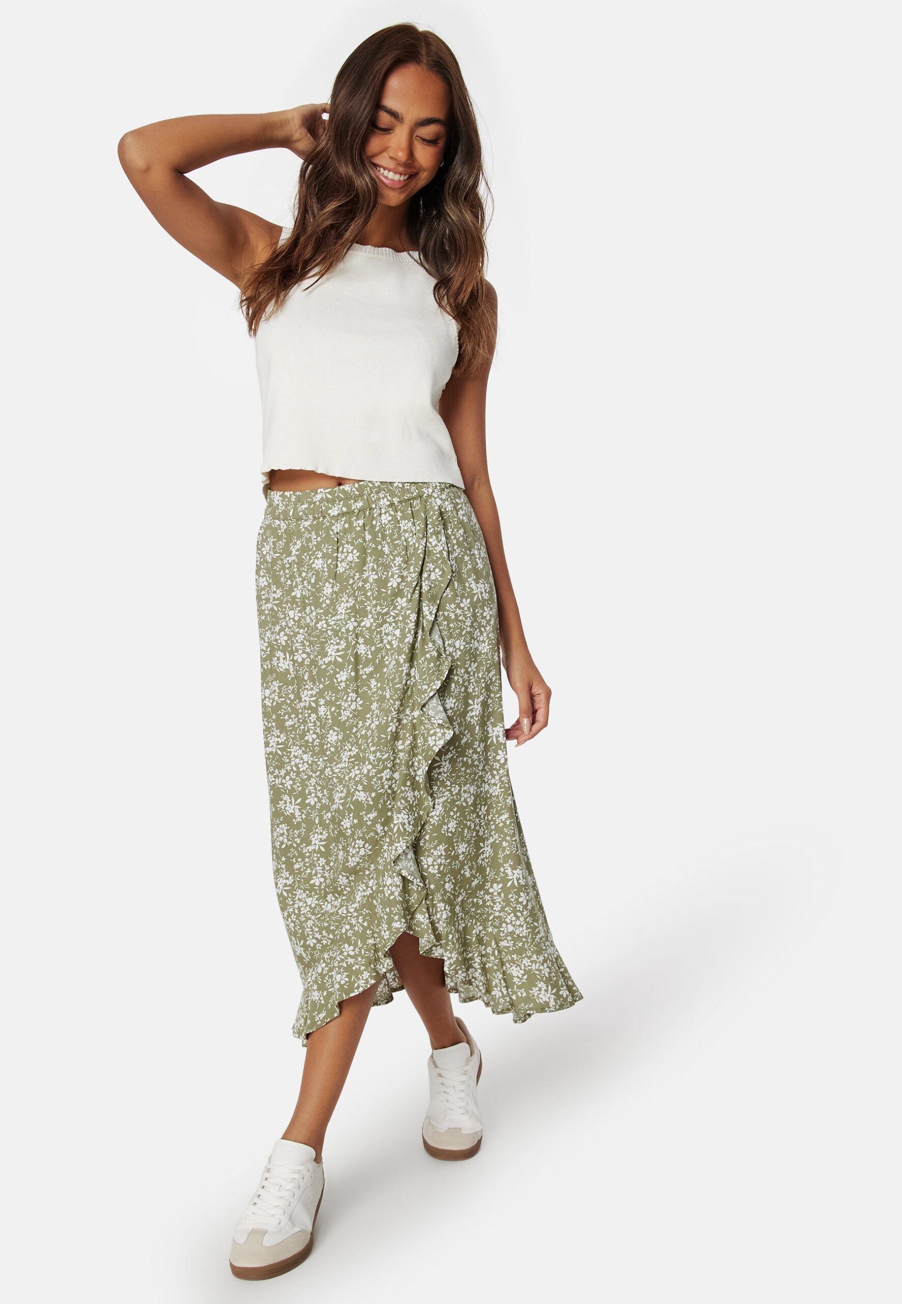 Front Wrap Viscose Skirt Front Wrap Viscose Skirt