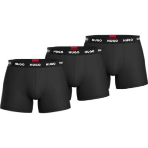 HUGO 3P Triplet Boxer Brief Rød/Sort bomuld Medium Herre