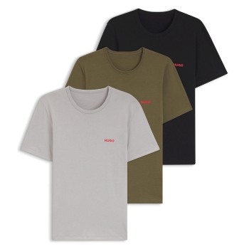 HUGO 3P Triplet T-Shirt Flerfarvet-2 bomuld Medium Herre HUGO 3P Triplet T-Shirt Flerfarvet-2 bomuld Medium Herre