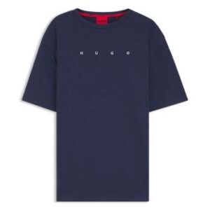 HUGO Azuri T-Shirt Marineblå bomuld Medium Herre