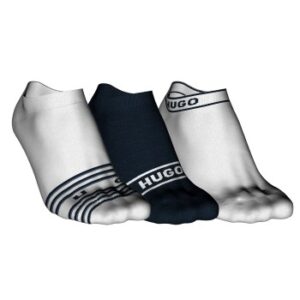 HUGO Strømper 3P Nautical Ankle Socks Sort/Blå Str 39/42 Herre