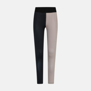 Leggings "Color block" | Polyester | Sort/sand
