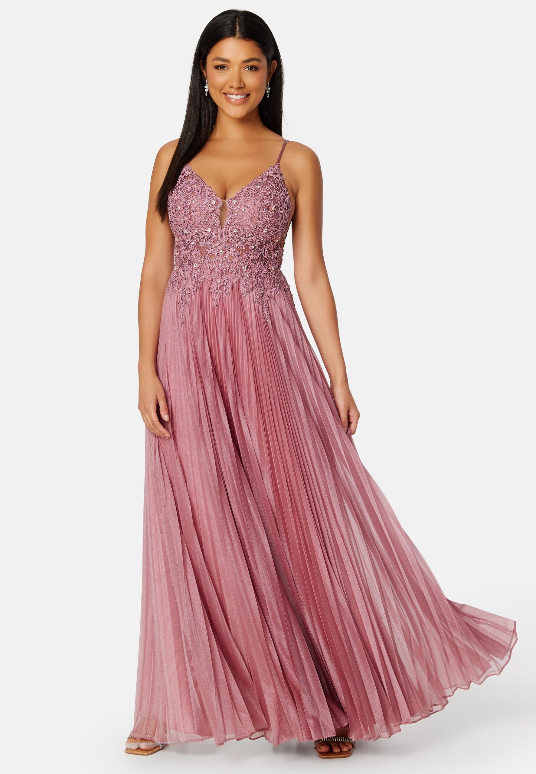 Maxi Glitter Plisse Dress Maxi Glitter Plisse Dress