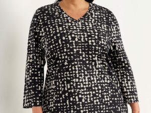 Mønstret jerseytunika