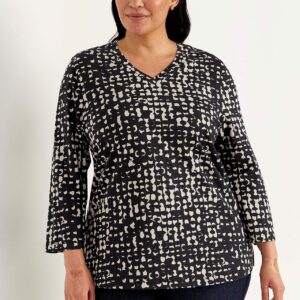 Mønstret jerseytunika