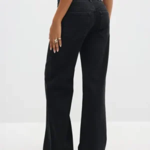 Nelly - Sort - Loose Flare Jeans