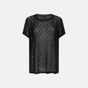 Oversize t-shirt ´Mesh´ | Polyamid | Sort