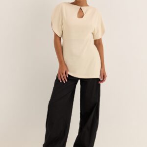 Rounded Sleeve Blouse