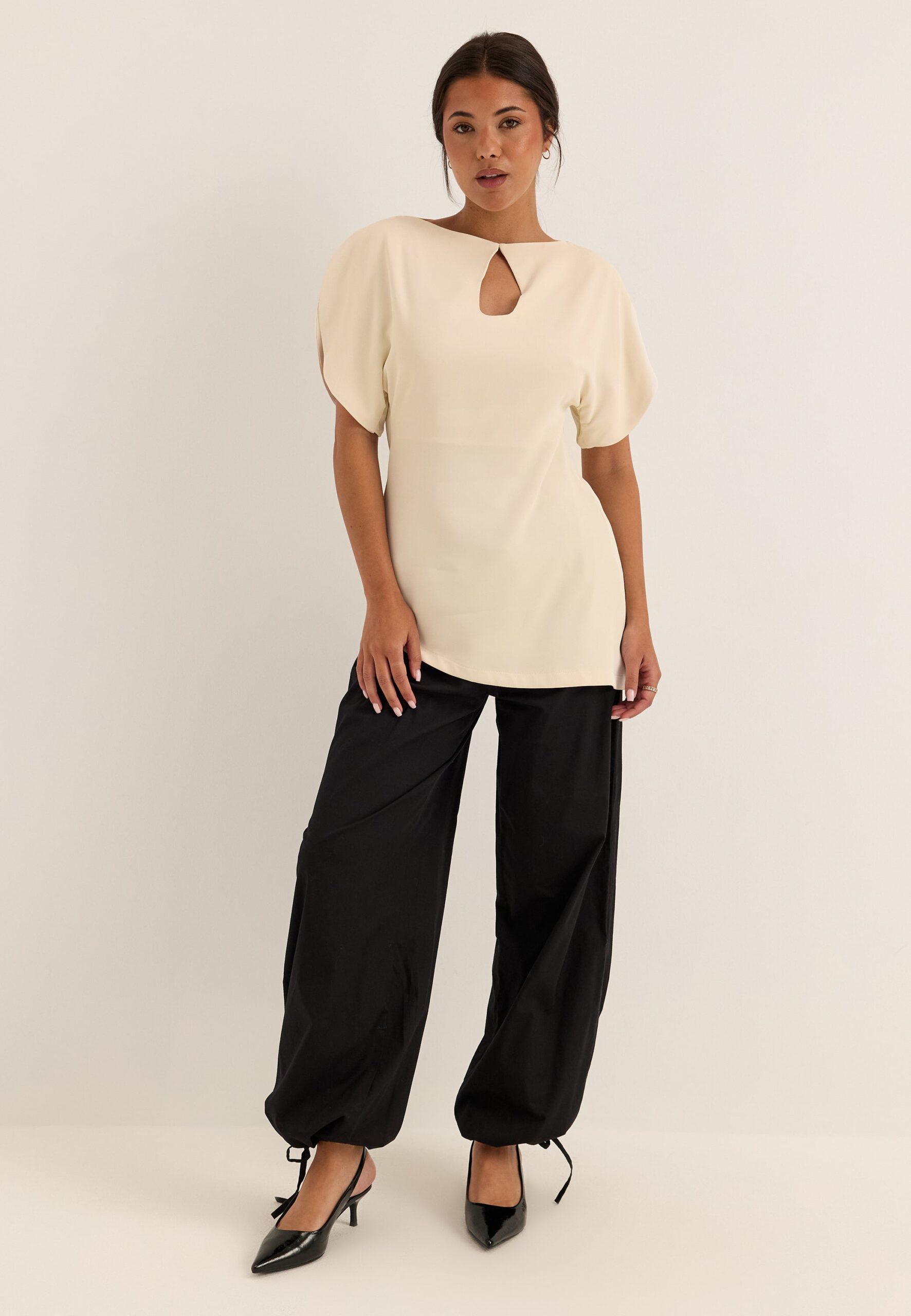 Rounded Sleeve Blouse Rounded Sleeve Blouse