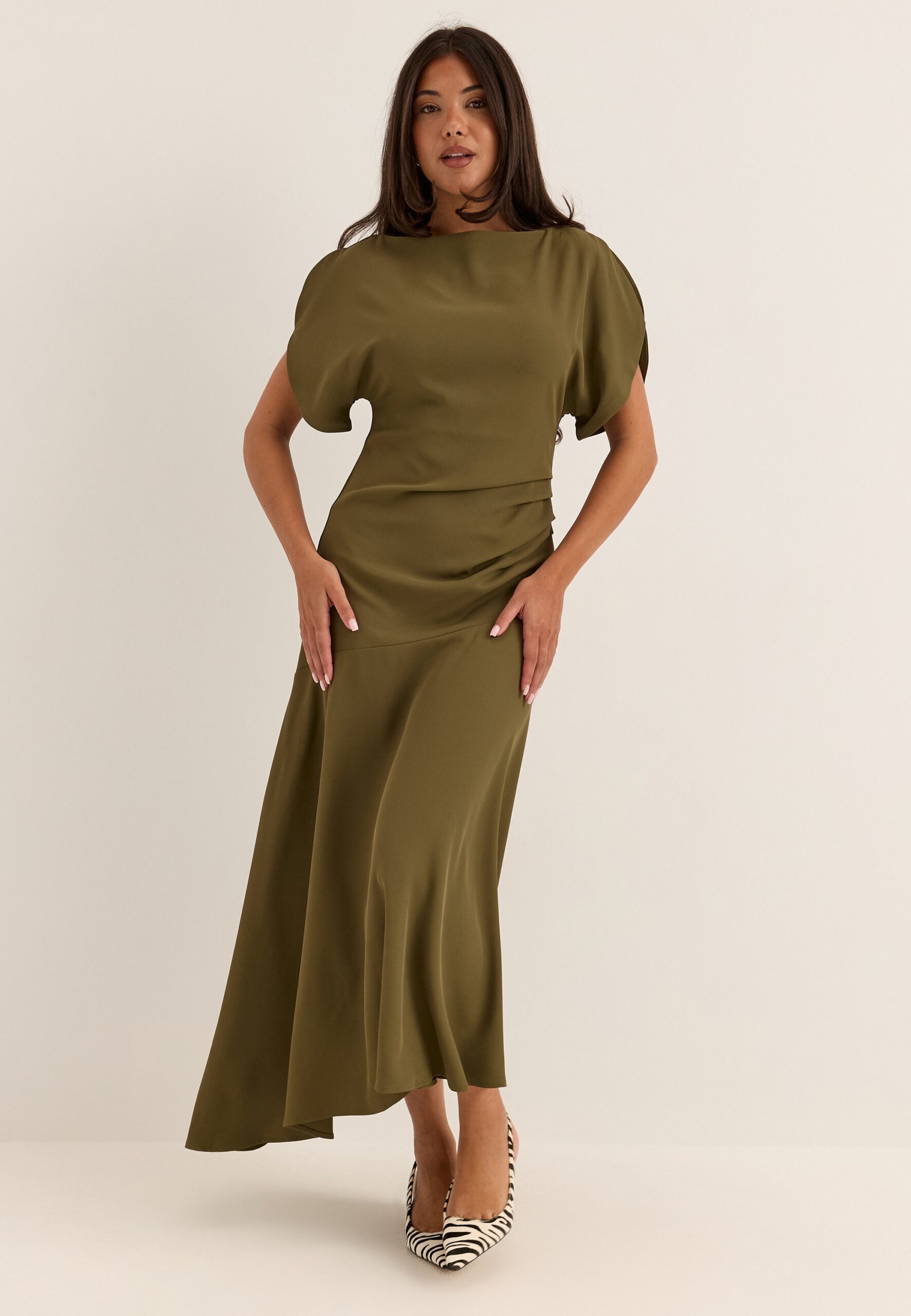 Rounded Sleeve Maxi Dress Rounded Sleeve Maxi Dress