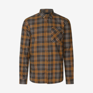 Seeland - Glen Flannel skjorte (Mørkebrun) - S