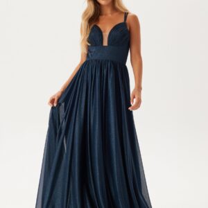 Sparkling Evening Dress With Tie Back