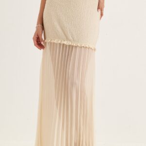 Strucure Combined Maxi Skirt