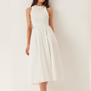 Tjw Rib Poplin Tank Dress Ext