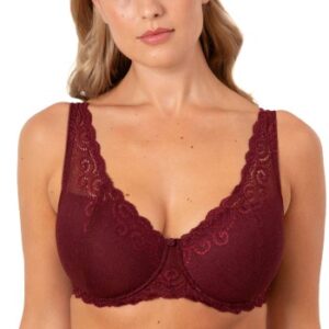Trofe Irene Underwire Bra BH Vinrød polyamid B 75 Dame